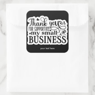 Merci pour support autocollant