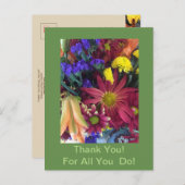 MERCI POUR TOUS - CARTE POSTALE (Devant / Derrière)