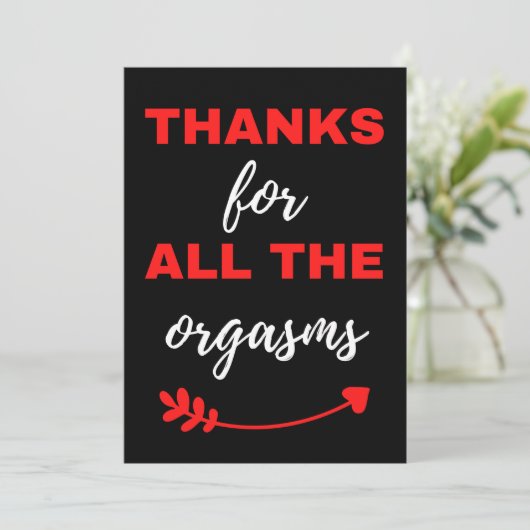 Merci Pour Tous Les Orgasmes (Debout devant)