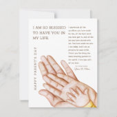 Merci pour tout, carte mère et papa (Devant)