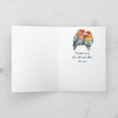 Merci pour tout ce que vous avez fait pour nous - (Intérieur)