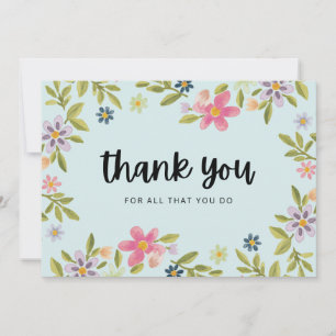 Merci pour tout ce que vous faites