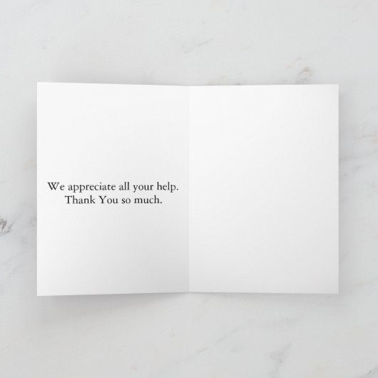 Merci pour tout ce que vous faites ! (Intérieur)