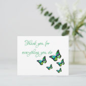 Merci pour tout ce que vous faites carte postale p (Debout devant)