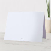 Merci pour tout Lilac Floral Springtime (Dos)