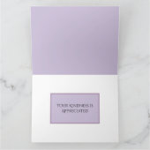 Merci pour tout Lilac Floral Springtime (Intérieur)