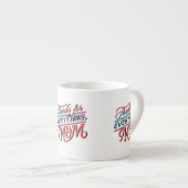 Merci pour tout, Maman" Espresso Mug (Devant droit)