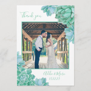 Merci pour une photo de mariage succulente + avec
