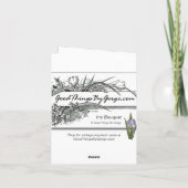 Merci pour vos bons voeux (Dos)