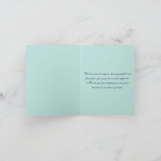 merci pour vos condoléances (Intérieur)