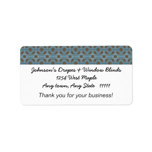 Merci pour vos étiquettes de adresse professionnel (Devant)