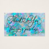 merci pour votre achat blue opal (Devant)