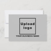 Merci Pour Votre Achat Carte Plat Gris (Dos)