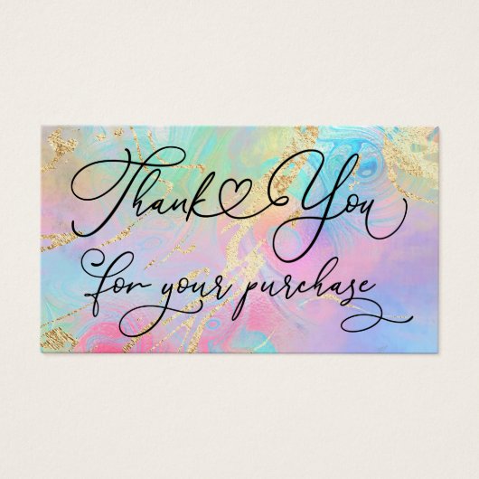 merci pour votre achat de marbre fluide (Devant)