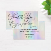 merci pour votre achat faux iridescente (Bureau)