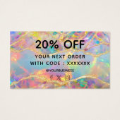 merci pour votre achat opal coloré (Dos)