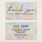 merci pour votre achat opal texture (Devant & derrière)