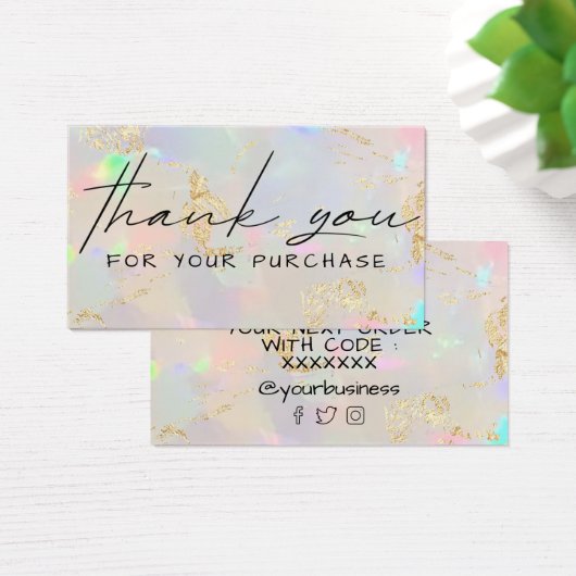 merci pour votre achat opal texture (Bureau)