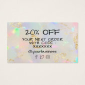 merci pour votre achat opal texture (Dos)