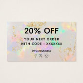 merci pour votre achat opale blanche (Dos)