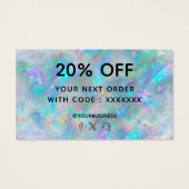 merci pour votre achat opale bleue (Dos)