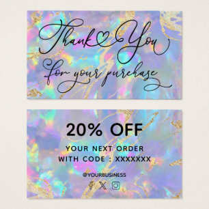 merci pour votre achat opale violette