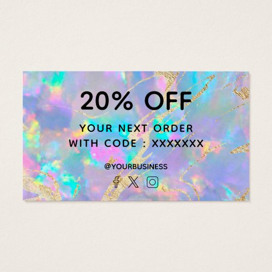 merci pour votre achat opale violette (Dos)