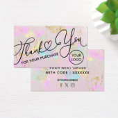 merci pour votre achat pink opal (Bureau)