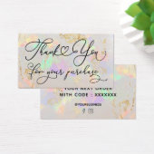 merci pour votre achat white opal (Bureau)