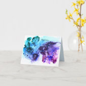 Merci pour votre amour et votre soutien Carte (Fleur jaune)