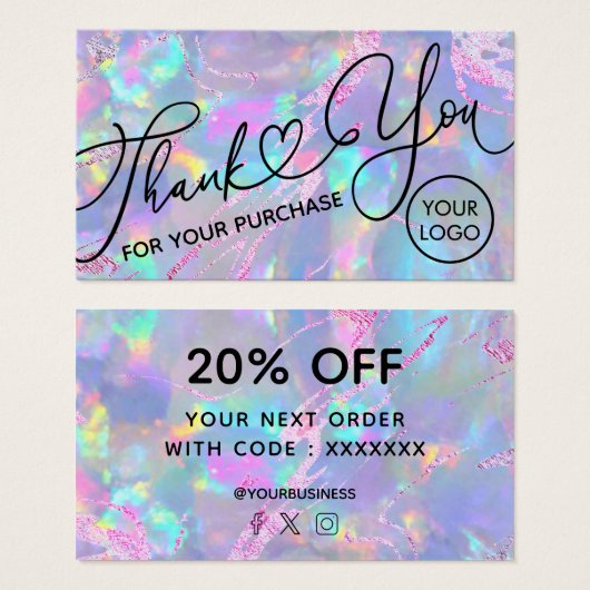 merci pour votre arrière - plan opal achat (Devant & derrière)