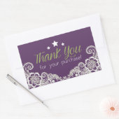 Merci pour votre autocollant d'achat (Enveloppe)