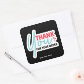 Merci pour votre autocollant de commande (Enveloppe)
