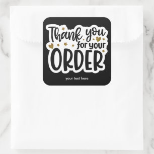 Merci pour votre autocollant de commande