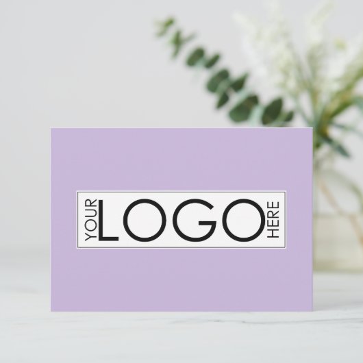 Merci Pour Votre Bon De Commande Entreprise Violet (Debout devant)