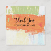 Merci pour votre carte d'achat (Devant)