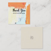 Merci pour votre carte d'achat (Devant / Derrière)