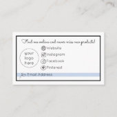 Merci Pour Votre Carte De Boîtier De Commande (Dos)