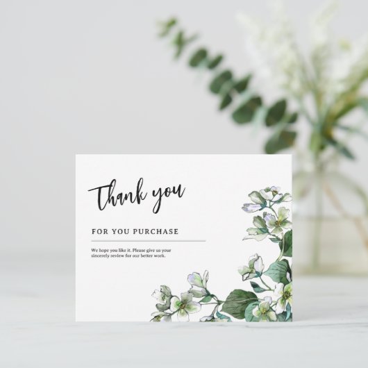 Merci Pour Votre Carte De Commande, Business Merci (Debout devant)