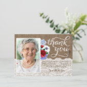 Merci pour votre carte de condoléances (Debout devant)