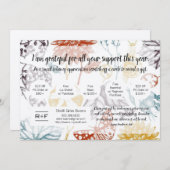 Merci pour votre carte de coupon (Devant / Derrière)