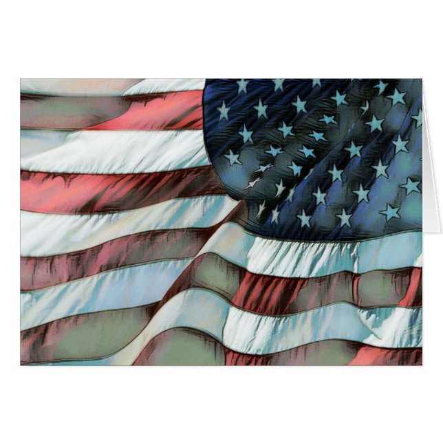 Merci Pour Votre Carte De Jour Des Vétérans En Ser (Devant horizontal)