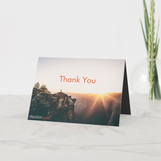 Merci pour votre carte de référence (Devant)