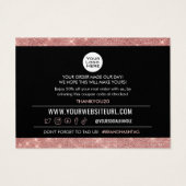 Merci Pour Votre Carte De Remise Client D'Achat (Dos)