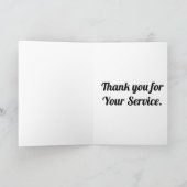 Merci Pour Votre Carte De Voeux De Service (Intérieur)