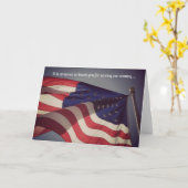 Merci Pour Votre Carte De Voeux Militaires (Fleur jaune)