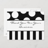 Merci Pour Votre Carte Postale Professionnelle (Devant / Derrière)