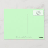 Merci Pour Votre Carte Postale Professionnelle (Dos)