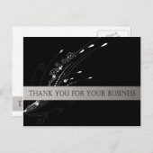 Merci Pour Votre Carte Poste Professionnelle (Devant / Derrière)