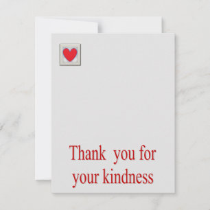 Merci Pour Votre Coeur Rouge Génial